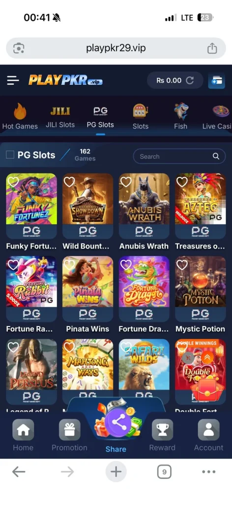 PLAYPKR PG Slots