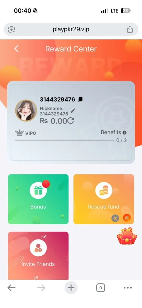 PLAYPKR rewards