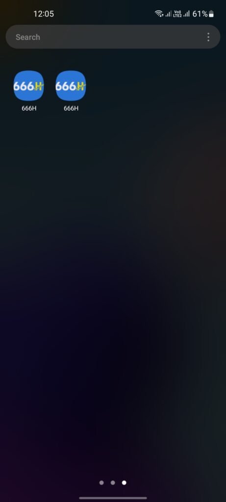 666H App icon after APK download and installation