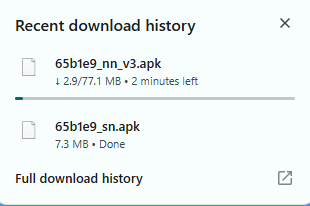 666H APK downloading on Android phone